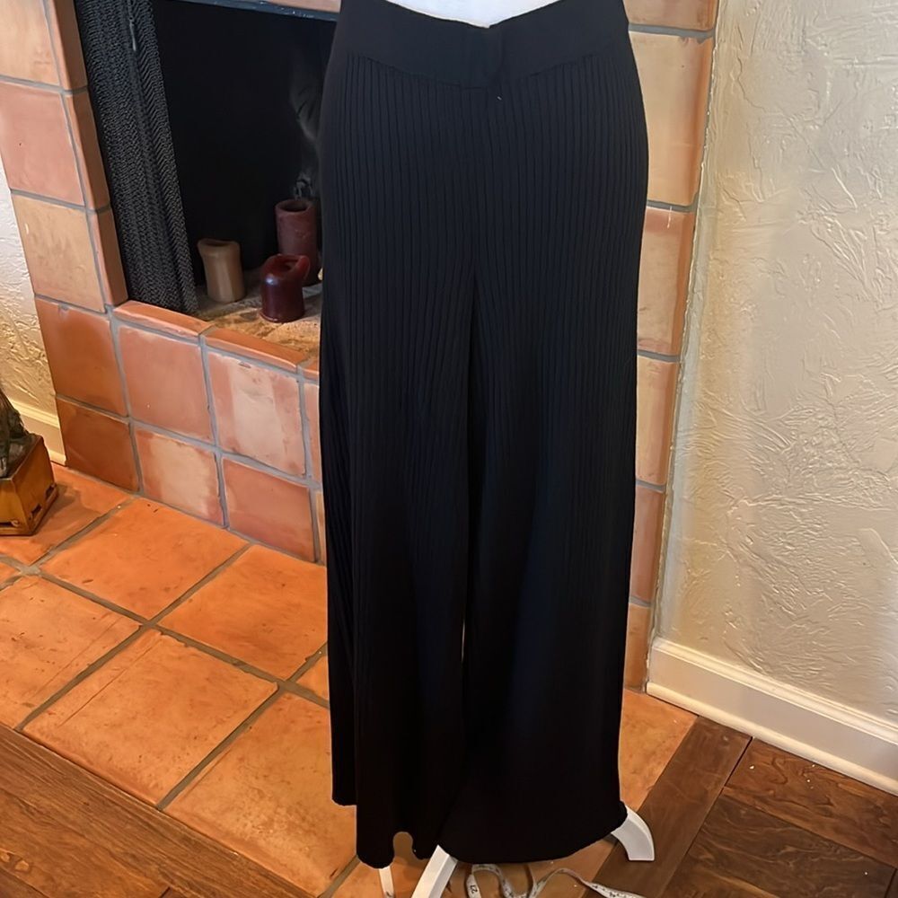 The Drop Women's Catalina Pull-on Rib Sweater Pant, Black, size XL